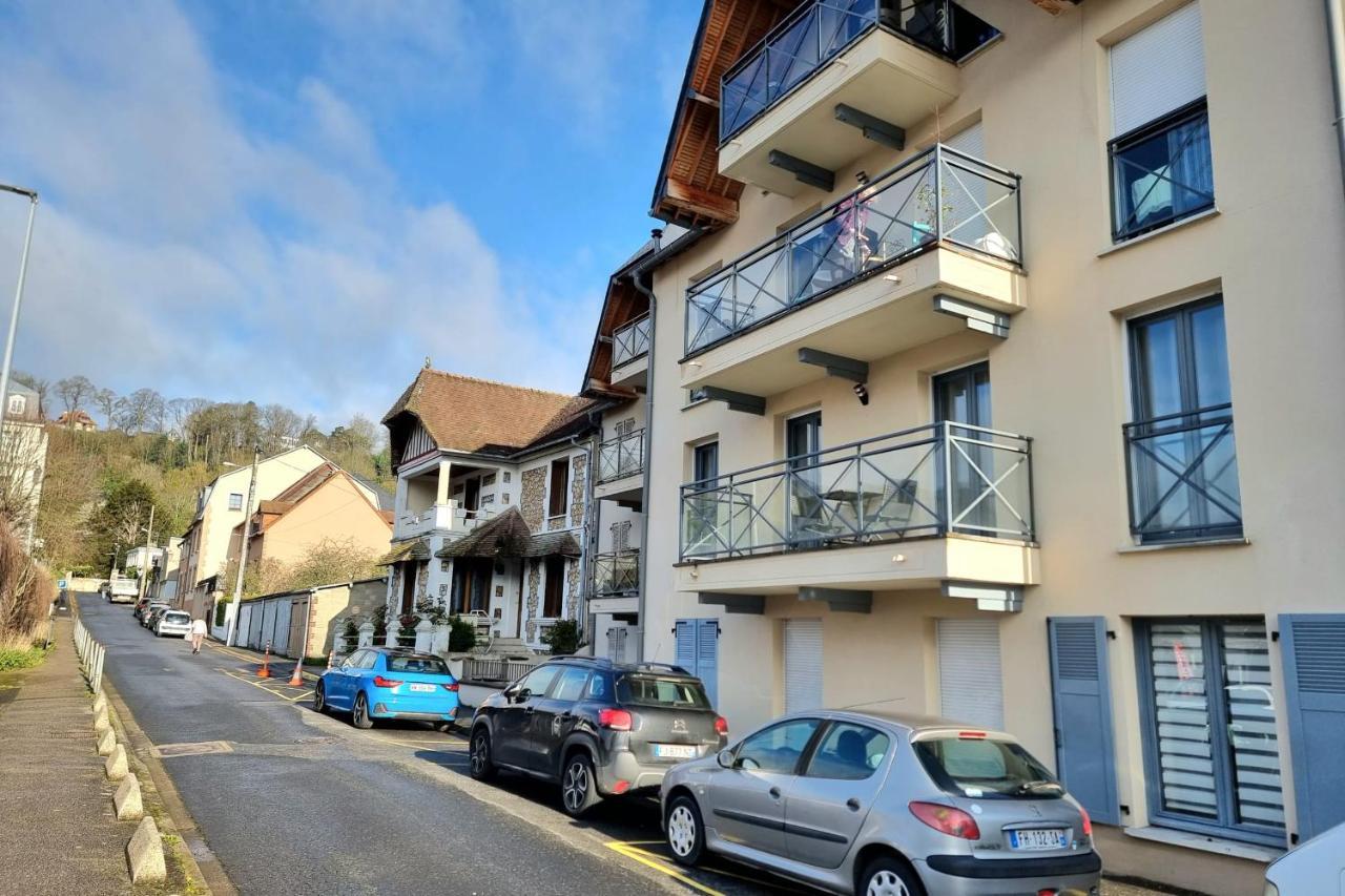 Chez Lou Et Dan 4P Apartment With Balcony Elevator And Secure Parking 옹플뢰르 외부 사진
