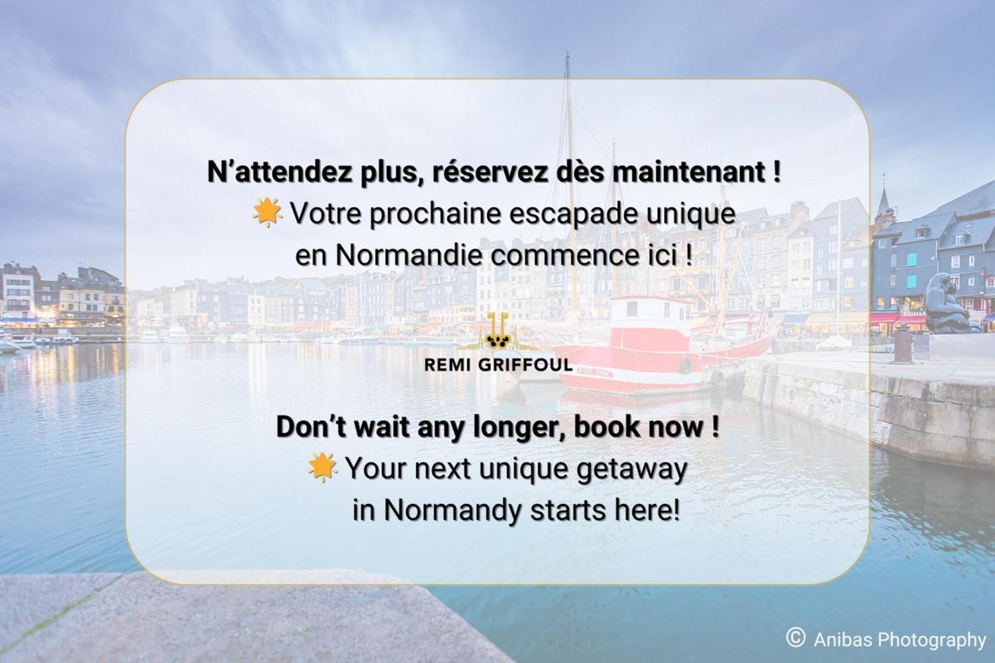 Chez Lou Et Dan 4P Apartment With Balcony Elevator And Secure Parking 옹플뢰르 외부 사진